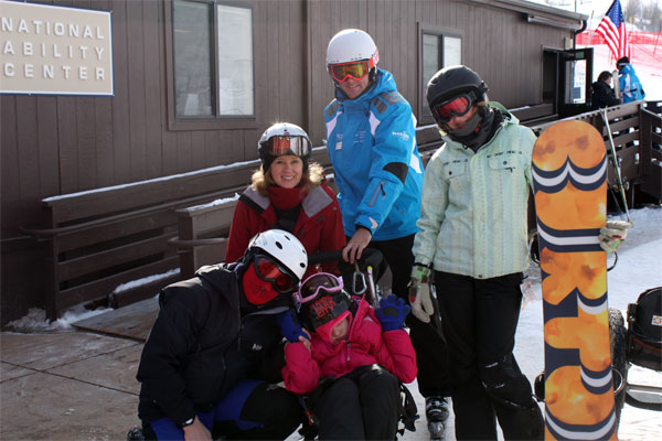 Last day adaptive ski - National Ability Center Park City Mountain Resort