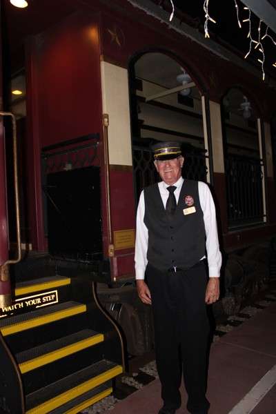 North Pole Express Christmas train in Grapevine Texas