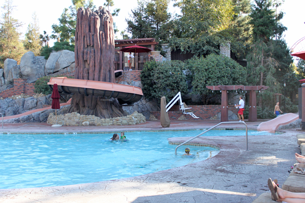 handicap accessible pool at Disney's Grand Californian - hotel review