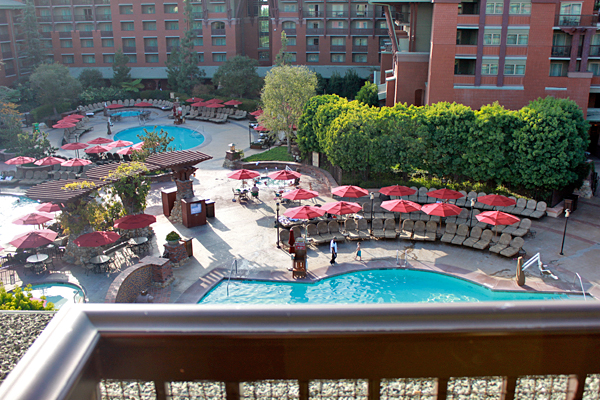 Room with a balcony view at Disney's Grand Californian