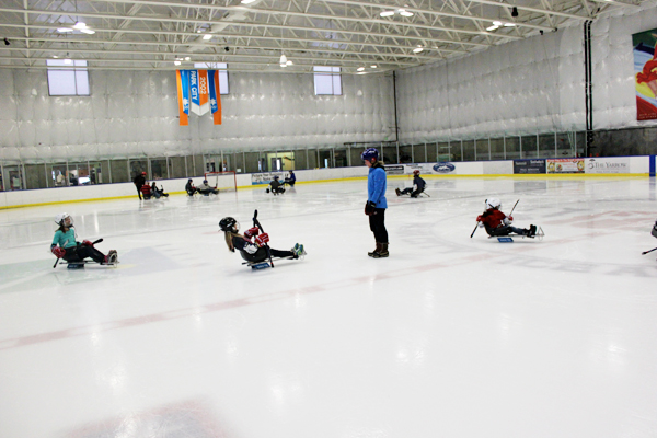 sled hockey national ability center paralympics