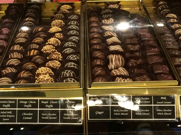 Hmmmm, which ones should we pick?  Rogers Chocolates 913 Government St, Victoria, BC