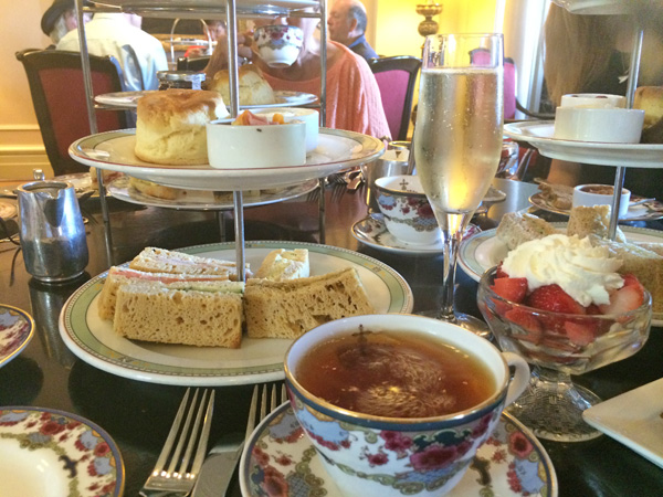 Afternoon tea at the Fairmont Empress