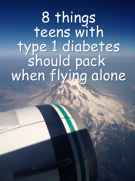 8 things teens with type 1 diabetes should pack when flying alone