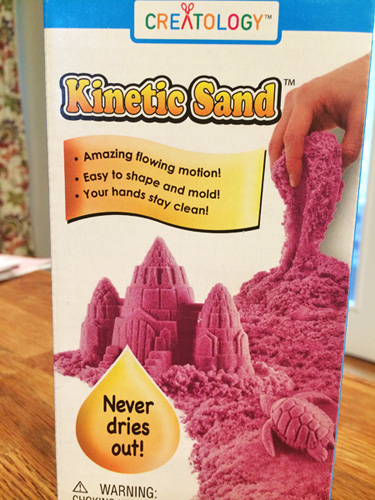 things to do with a special needs child - kinetic sand