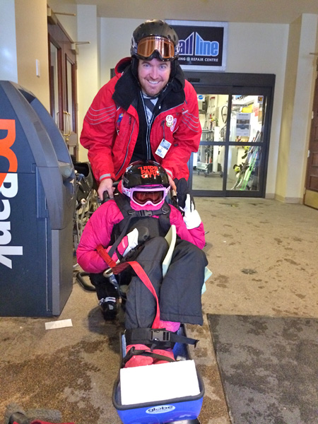 adaptive ski at sun peaks