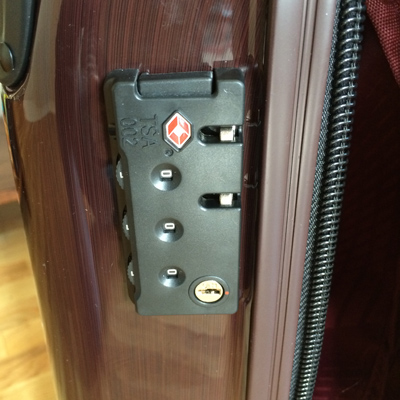 ricardo carry on luggage review - the tsa lock
