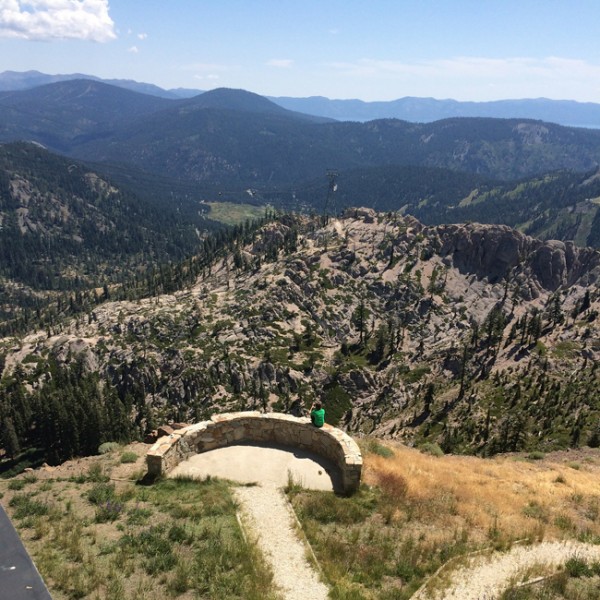 Lake Tahoe views Squaw Valley hike