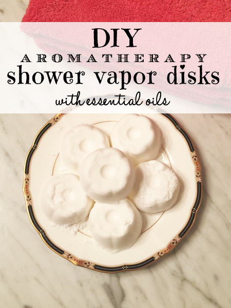 Shower steamers with essential oils - DIY shower steamers