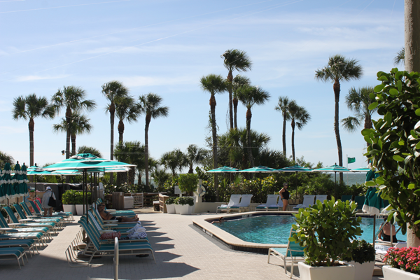 The pool at The Resort at Longboat Key Club