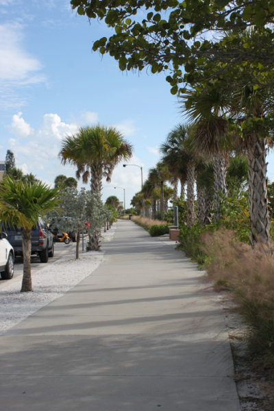 The boardwalk from Lido Beach Resort to St. Armands