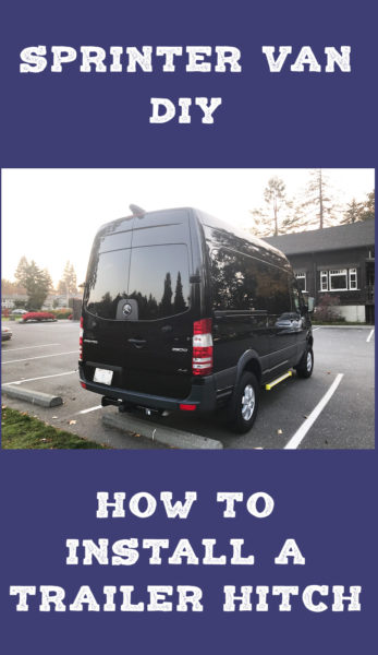 how to install a trailer hitch on a Mercedes Sprinter van